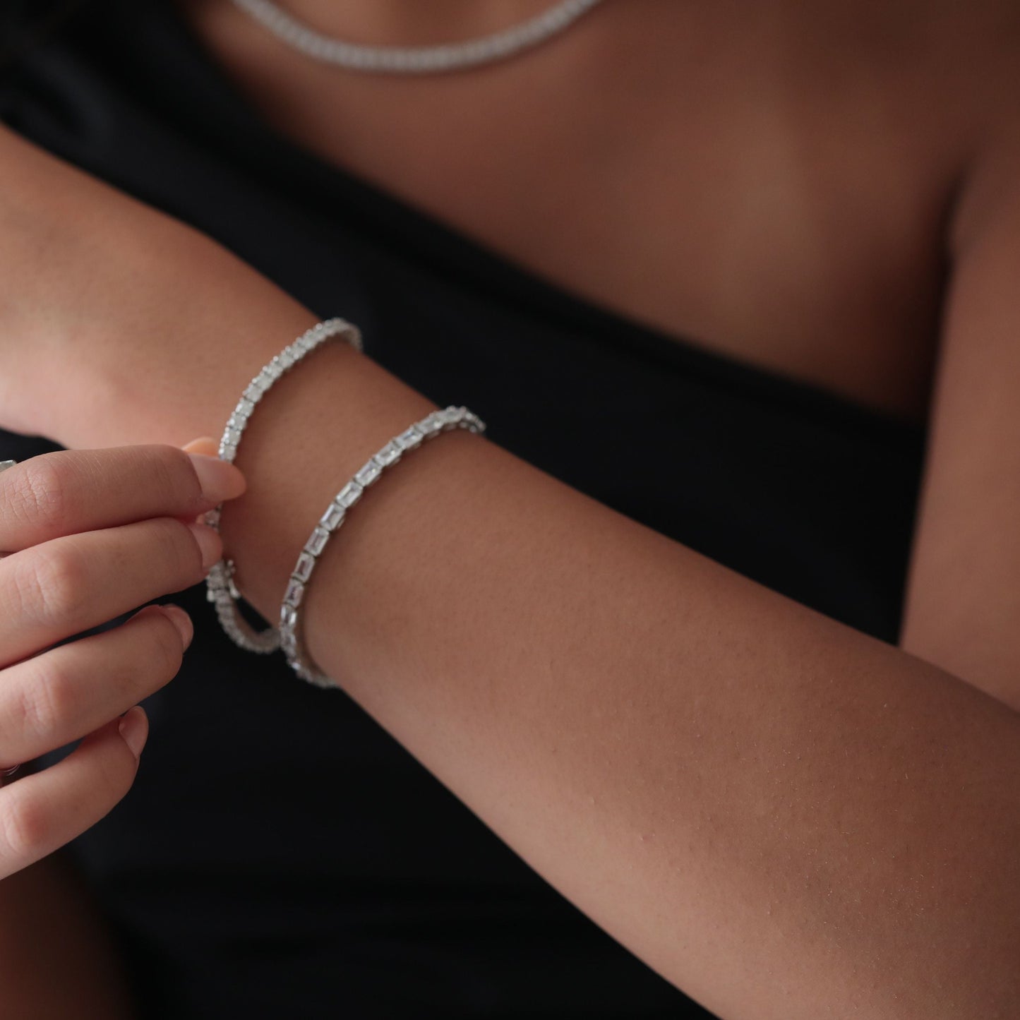 Emerald Tennis Bracelet