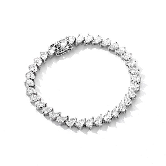 Pear shape tennis Bracelet