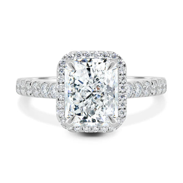 Radiant Halo and Pavé