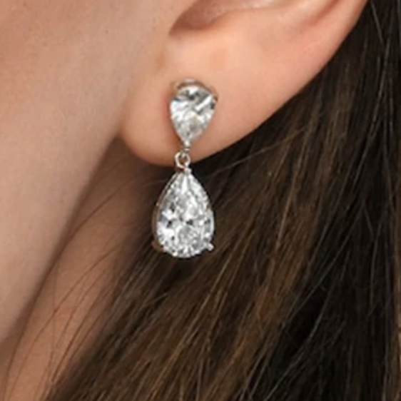 Two-tier Paer Earring