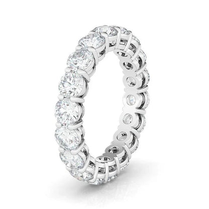 4.56ct lab grown eternity band