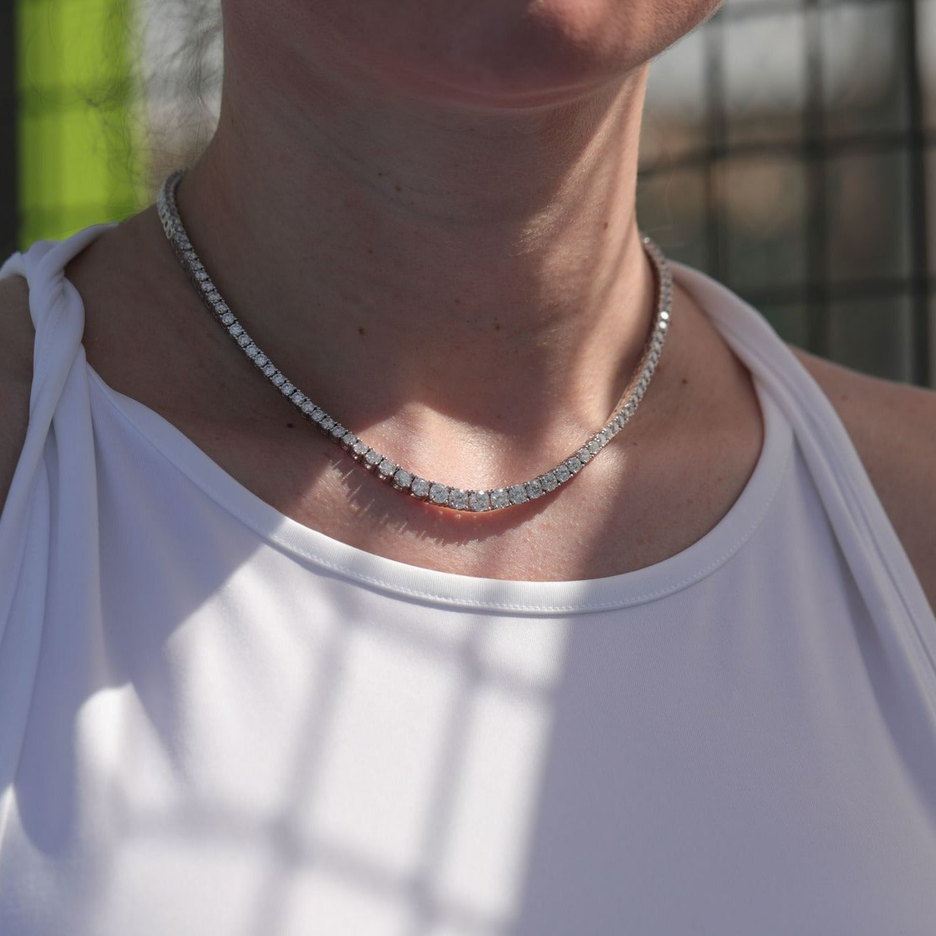 Graduated Tennis Necklace